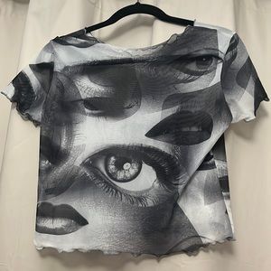 Shein Sheer top